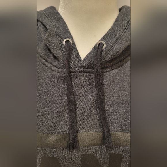 Vans | Dark Grey and Black Logo Hoodie Size Large - Picture 2 of 10